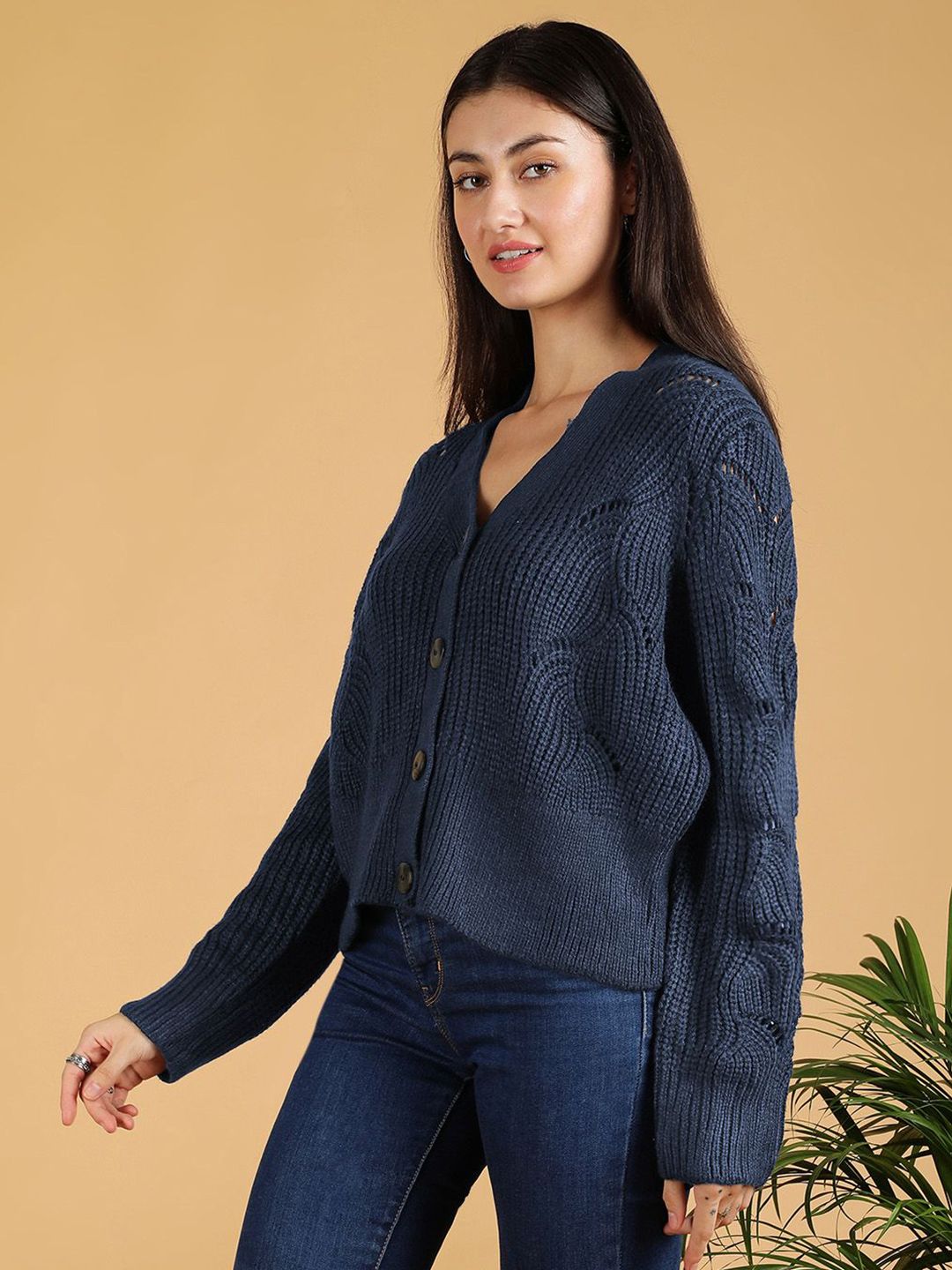 Kotty Women V-Neck Cardigan