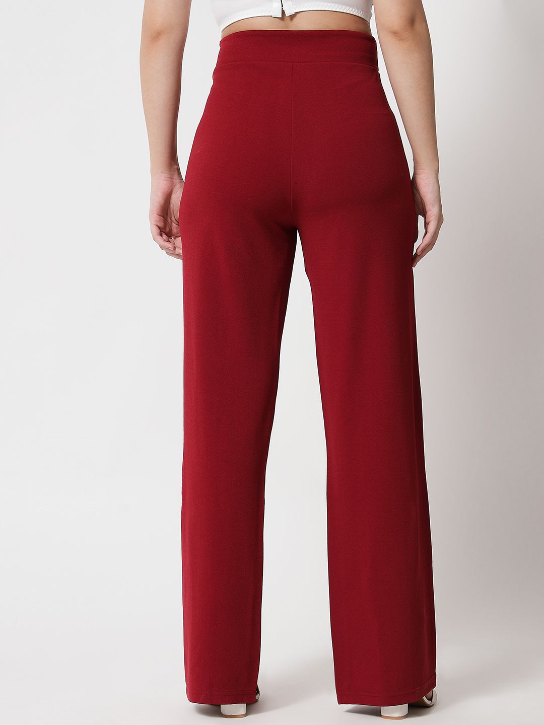 Kotty Women Pack Of 2 Relaxed Straight Leg Easy Wash Straight Fit Parallel Trousers