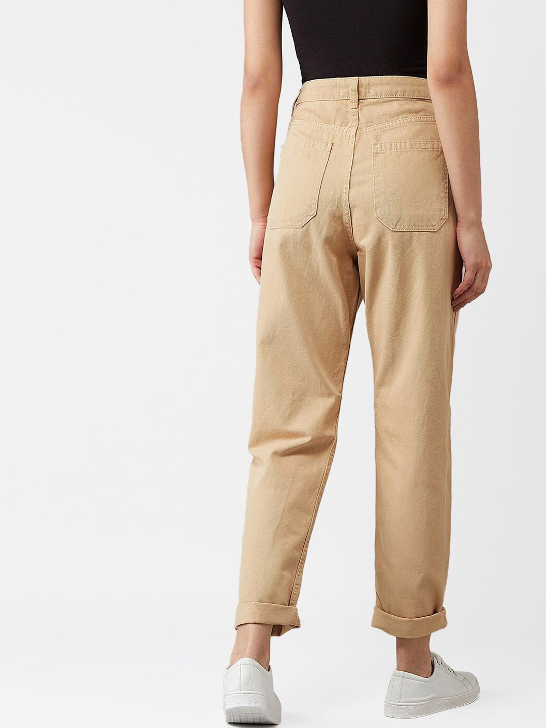 Kotty Women Beige Skinny Fit Jeans