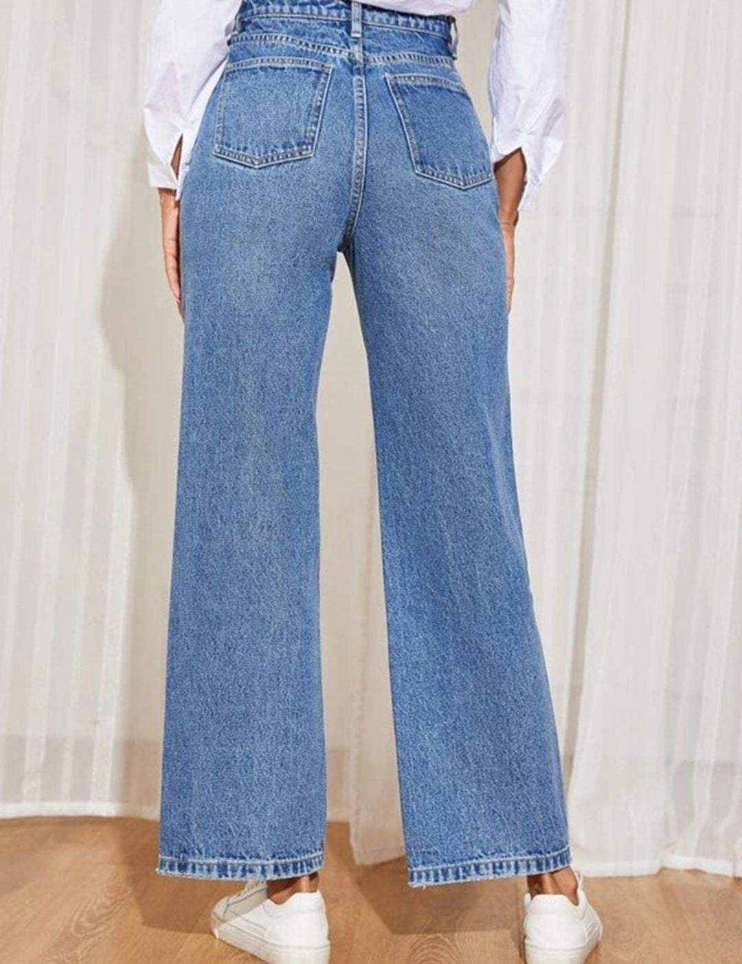 Kotty Women Blue Flared High-Rise Jeans