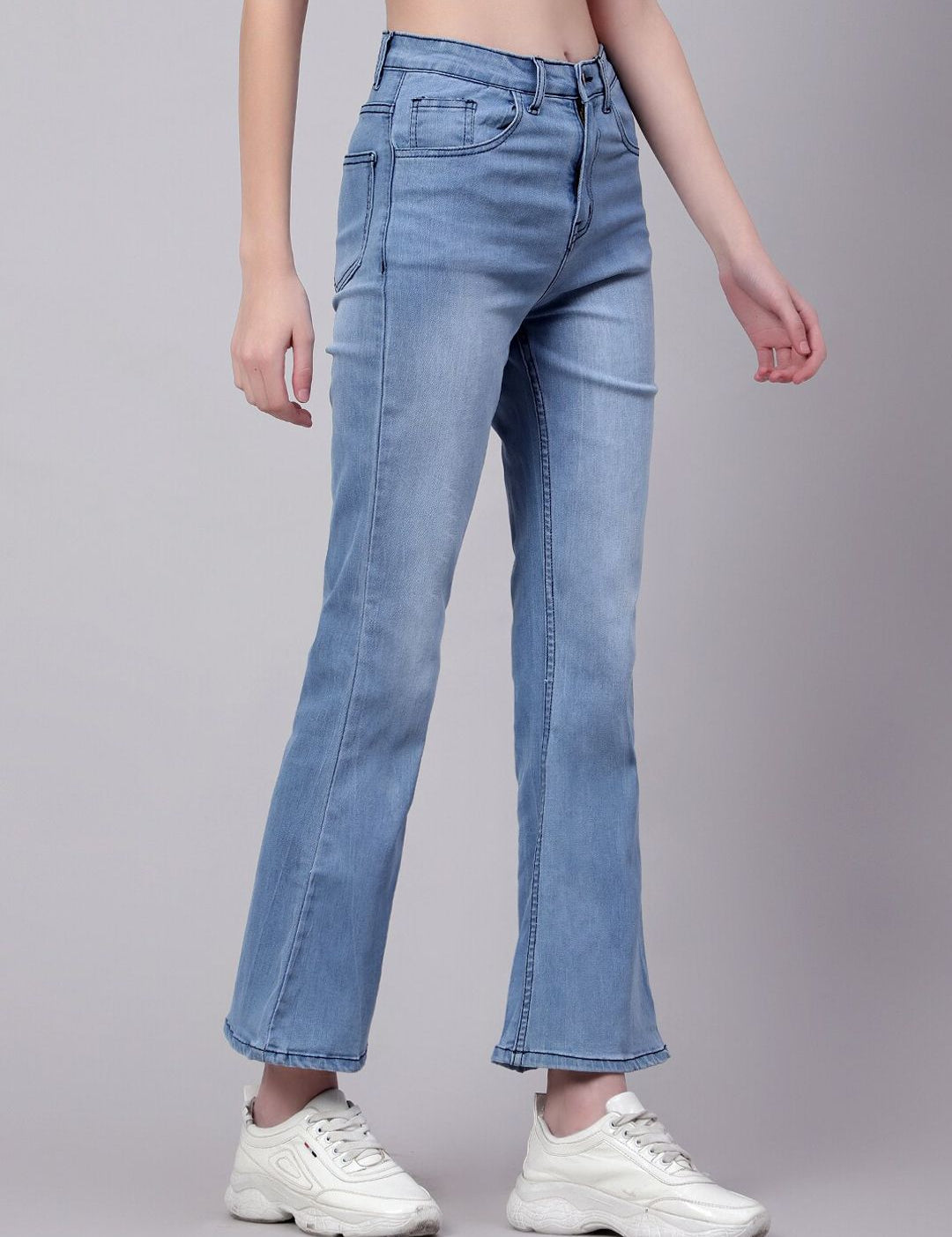 Kotty Women Jean Bootcut Light Fade Stretchable Jeans