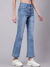 Kotty Women Jean Bootcut Light Fade Stretchable Jeans