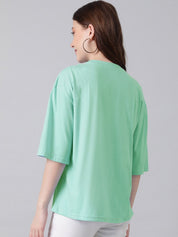 KOTTY Basics Basics Drop Shoulder Sleeves Oversized T-shirt