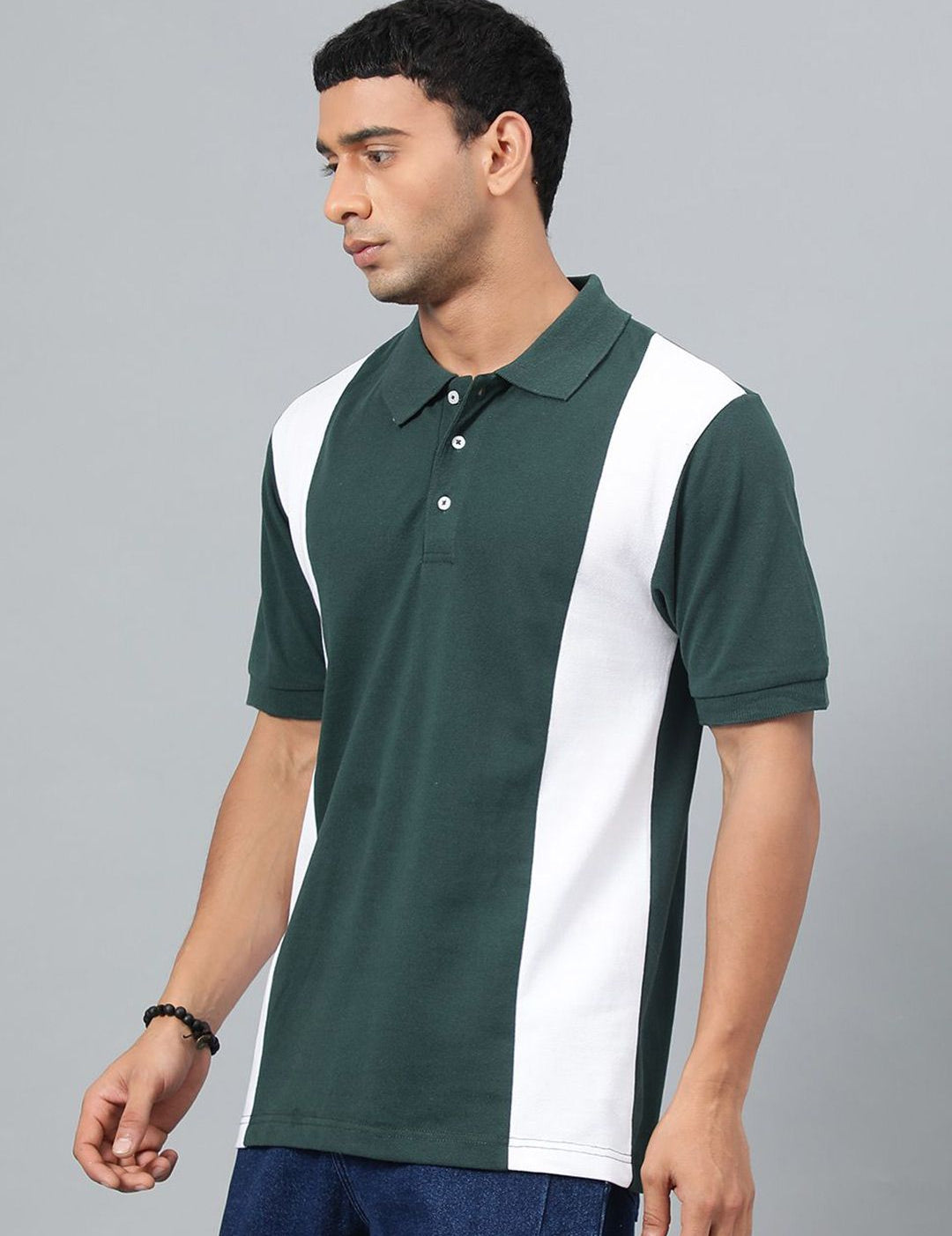 Kotty Men Solid Polo Collar T-shirt