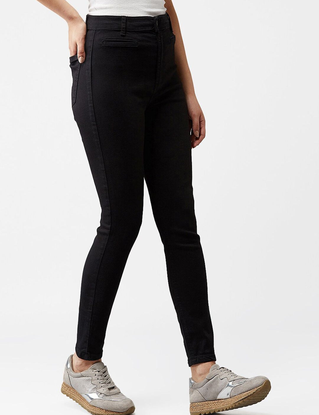 Kotty Women Black Skinny Fit Jeans