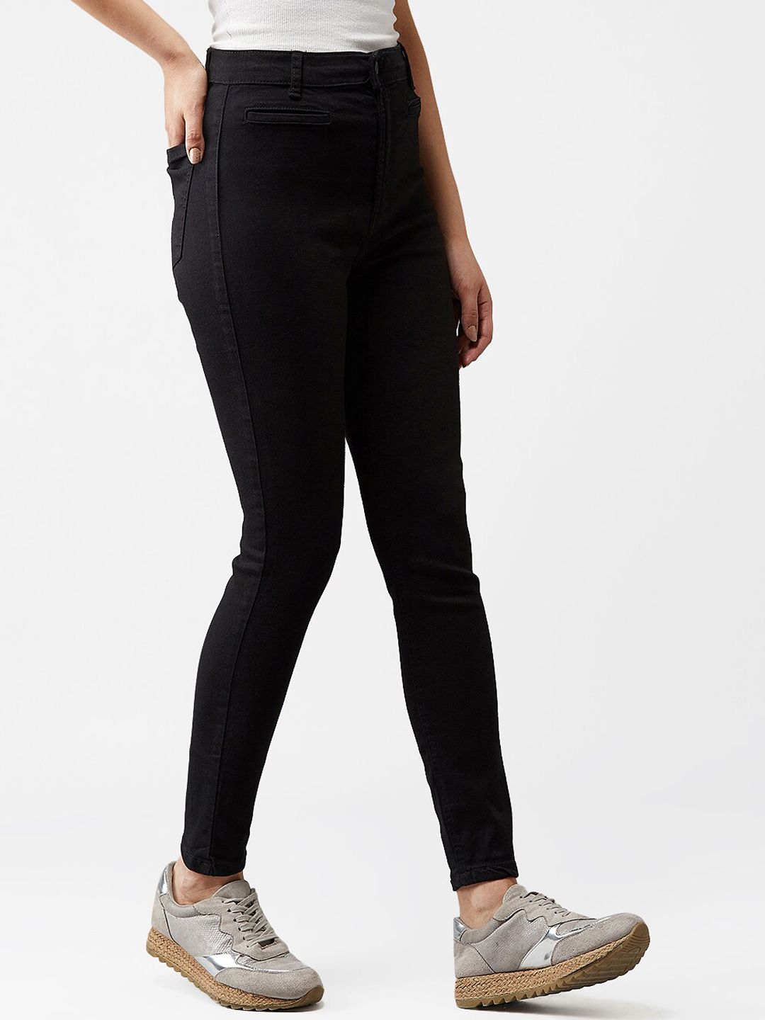 Kotty Women Black Skinny Fit Jeans