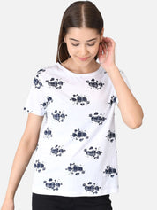 Kotty Women Pack Of 2 Printed Round Neck T-shirts