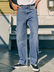 Kotty  Men Clean Look Straight Fit Heavy Fade Stretchable Jeans