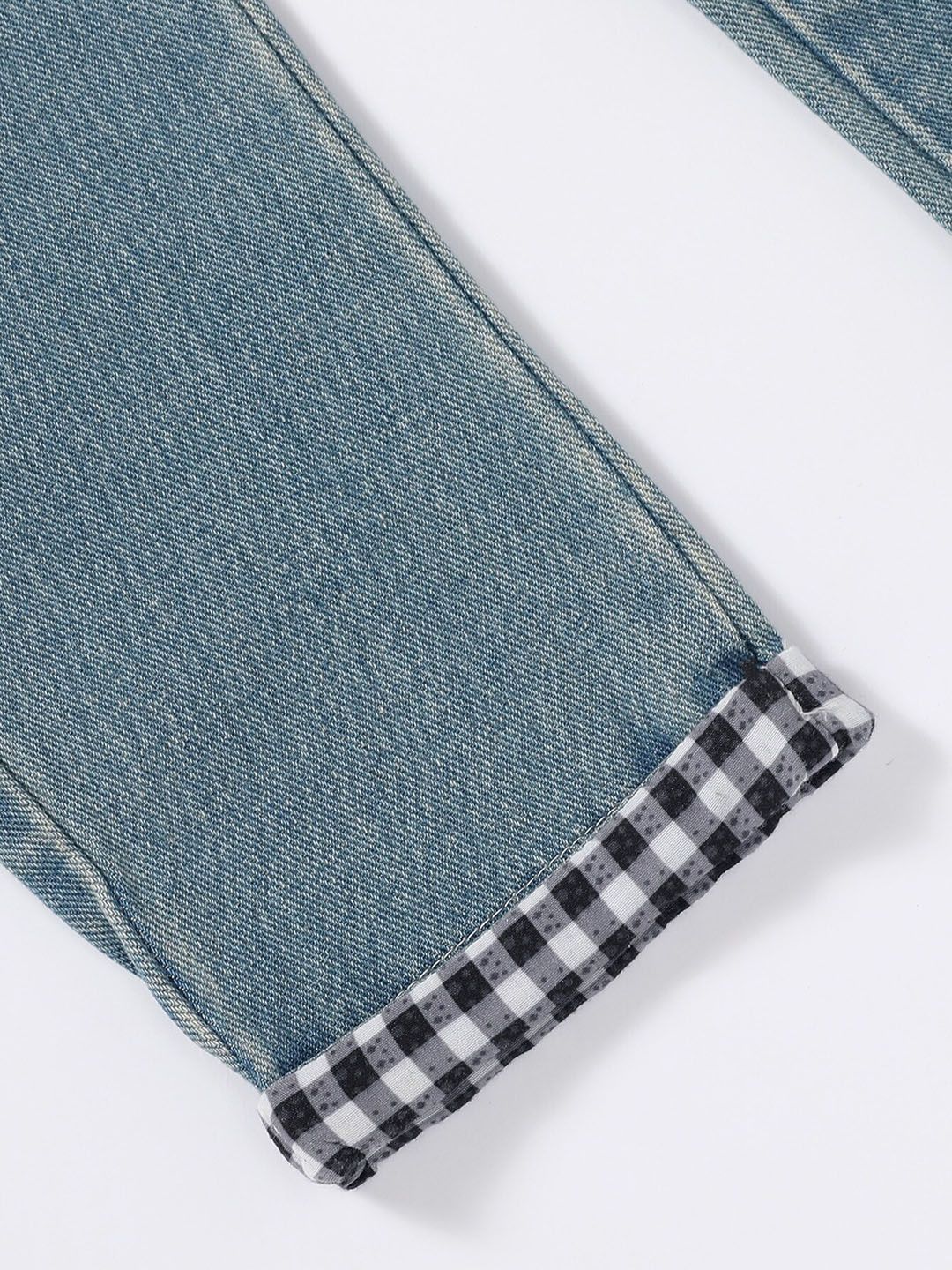 Kotty Girls Blue Jean Heavy Fade Jeans