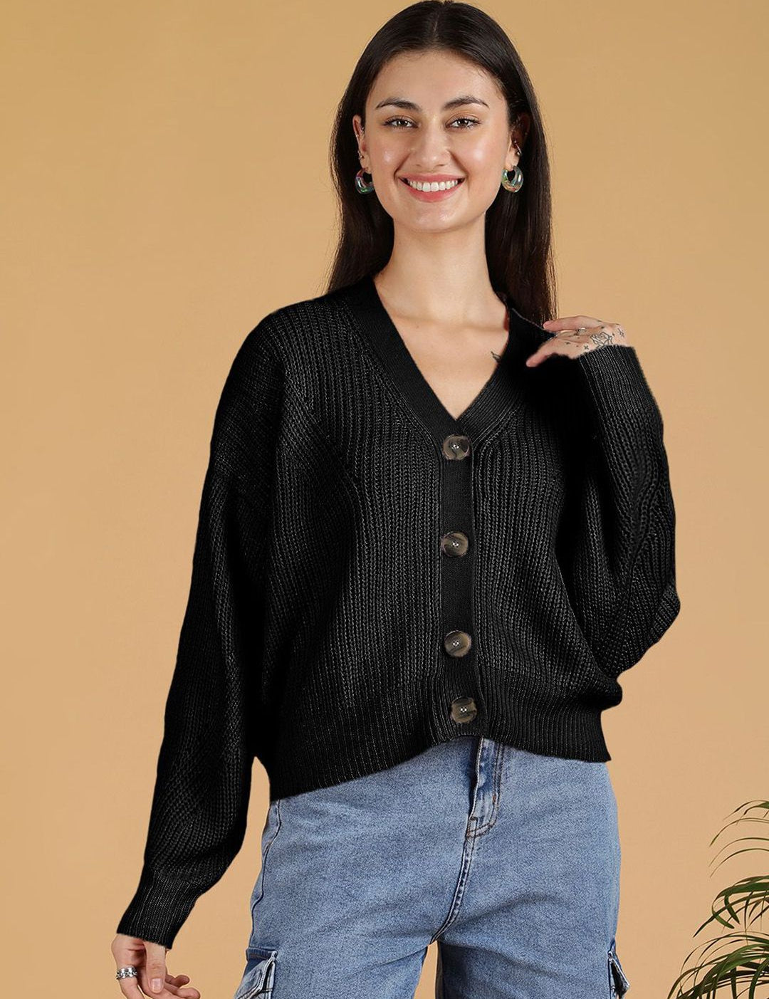 Kotty Women Open Knit Cardigan