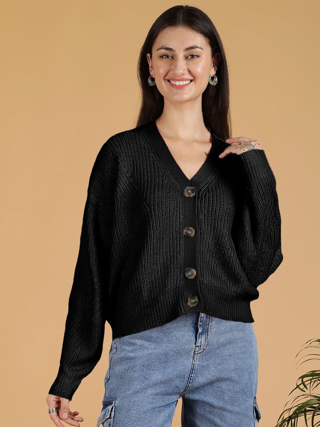 Kotty Women Open Knit Cardigan