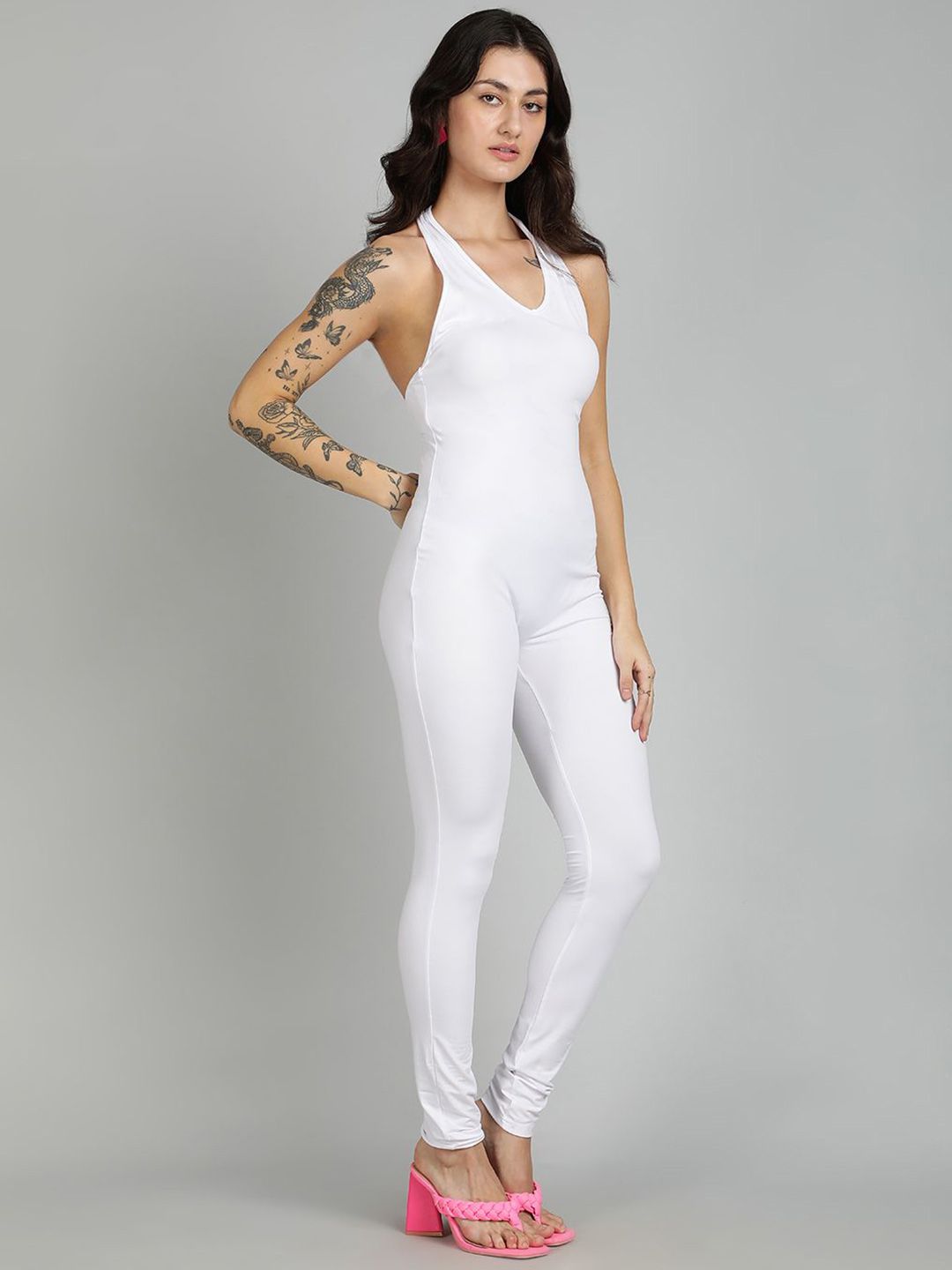 Kotty Halter Neck Basic Jumpsuit