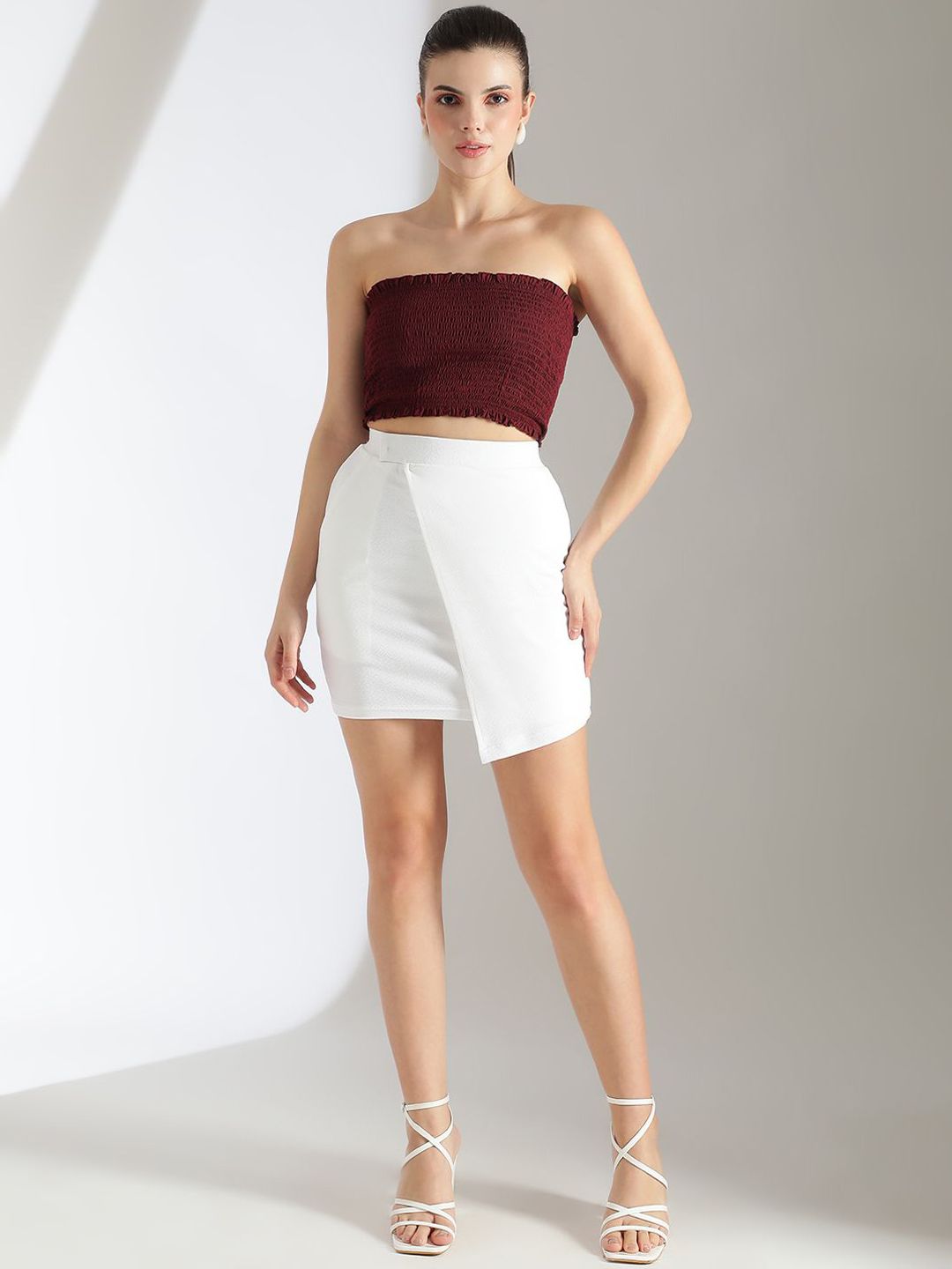 Kotty Wrap Above Knee Skirts