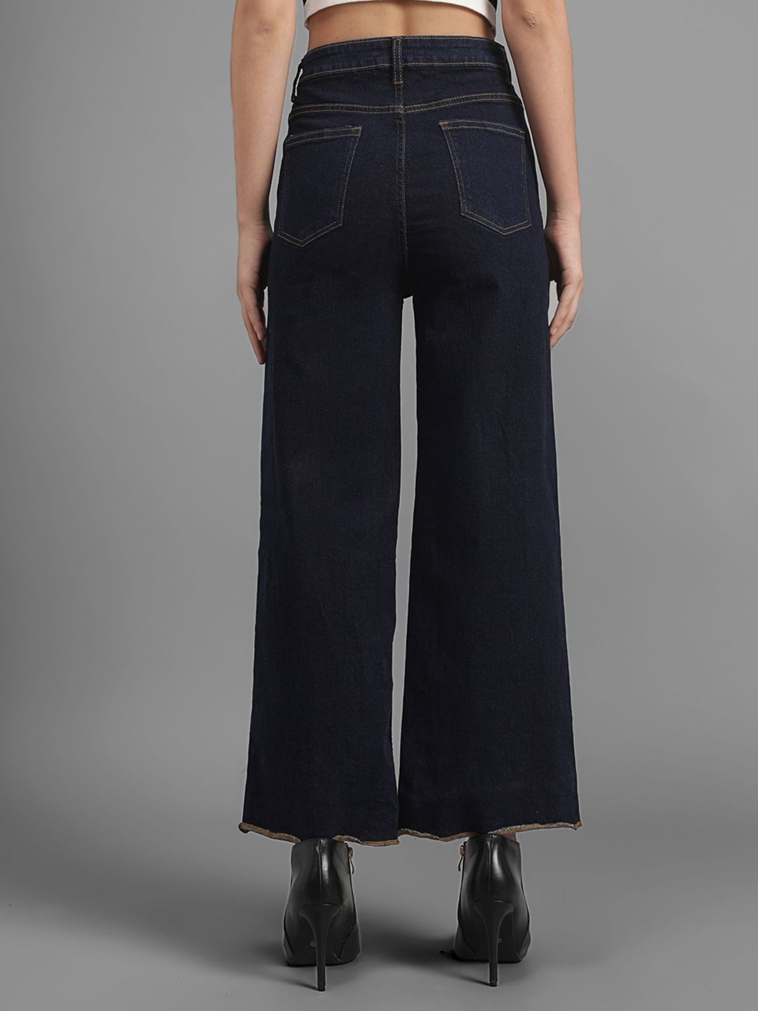 Kotty Pack Of 2 Women Flared Clean Look Stretchable Jeans