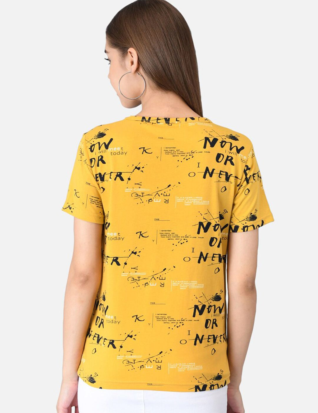 Kotty Women Pack Of 2 Printed Round Neck T-shirt