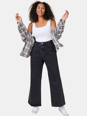 Kotty Women Jean Flared High-Rise Stretchable Jeans