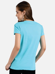 Kotty Typography Printed Round Neck T-shirt