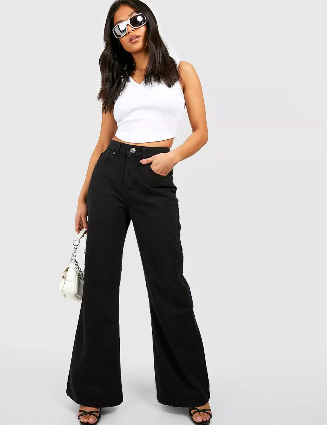 Kotty Women Jean Straight Fit High-Rise Cotton Stretchable Jeans