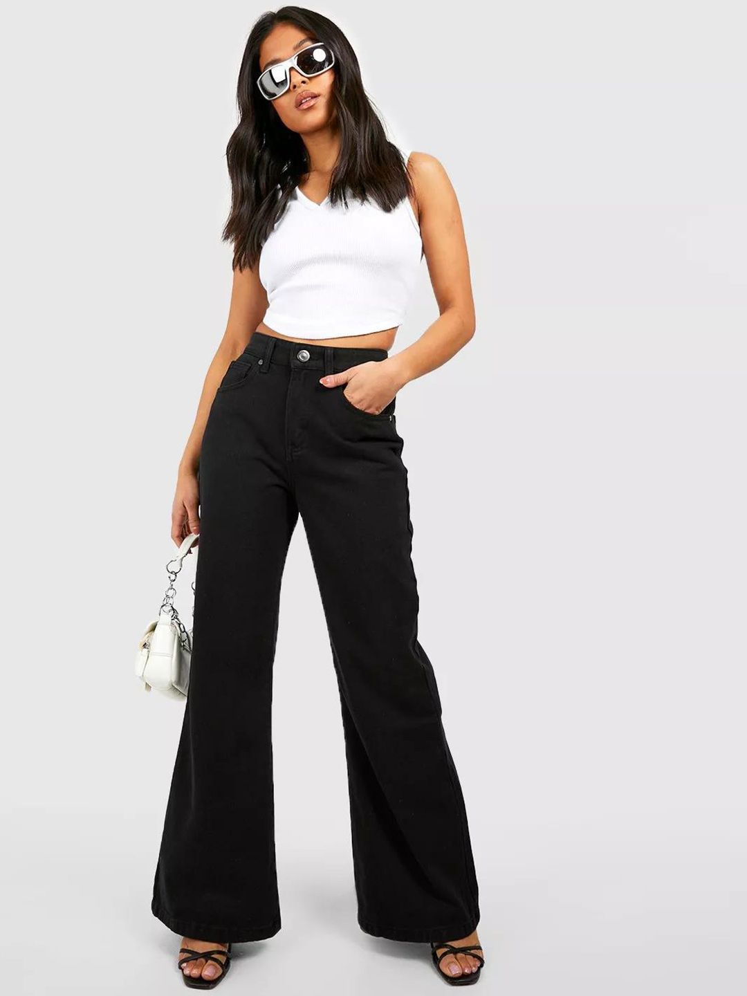 Kotty Women Jean Straight Fit High-Rise Cotton Stretchable Jeans