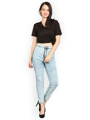 Kotty Women Blue Skinny Fit High-Rise Clean Look Jeans