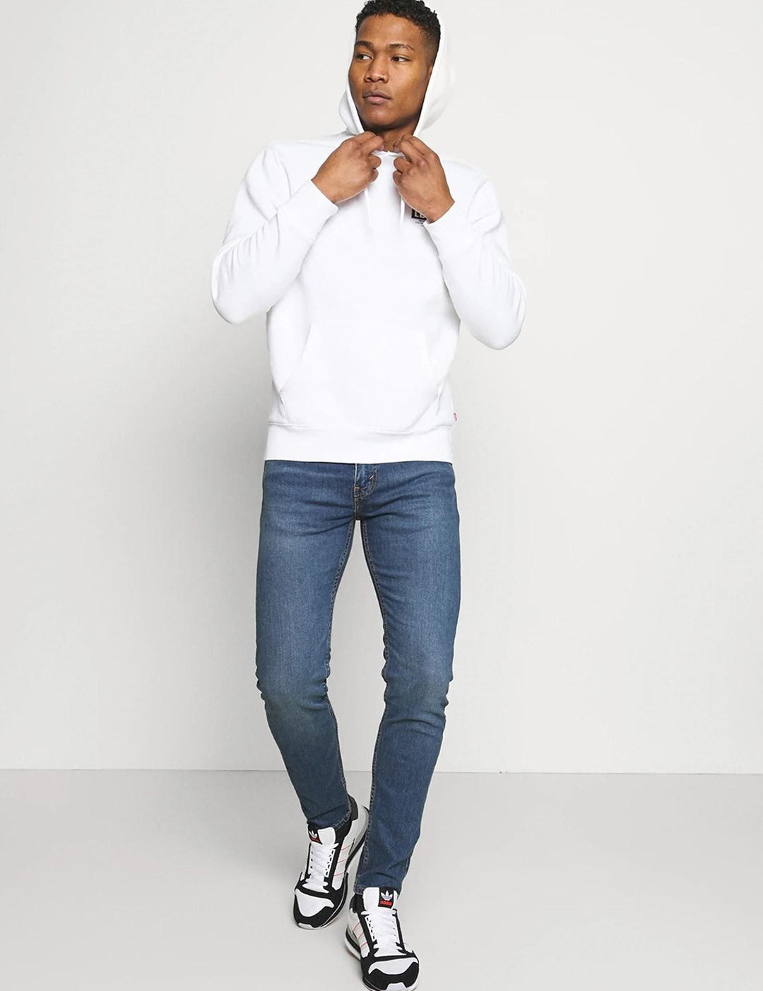 Kotty Men Jean Slim Fit Low-Rise Light Fade Stretchable Jeans