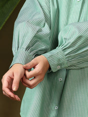 Kotty Women Opaque Printed Casual Oversized Shirt