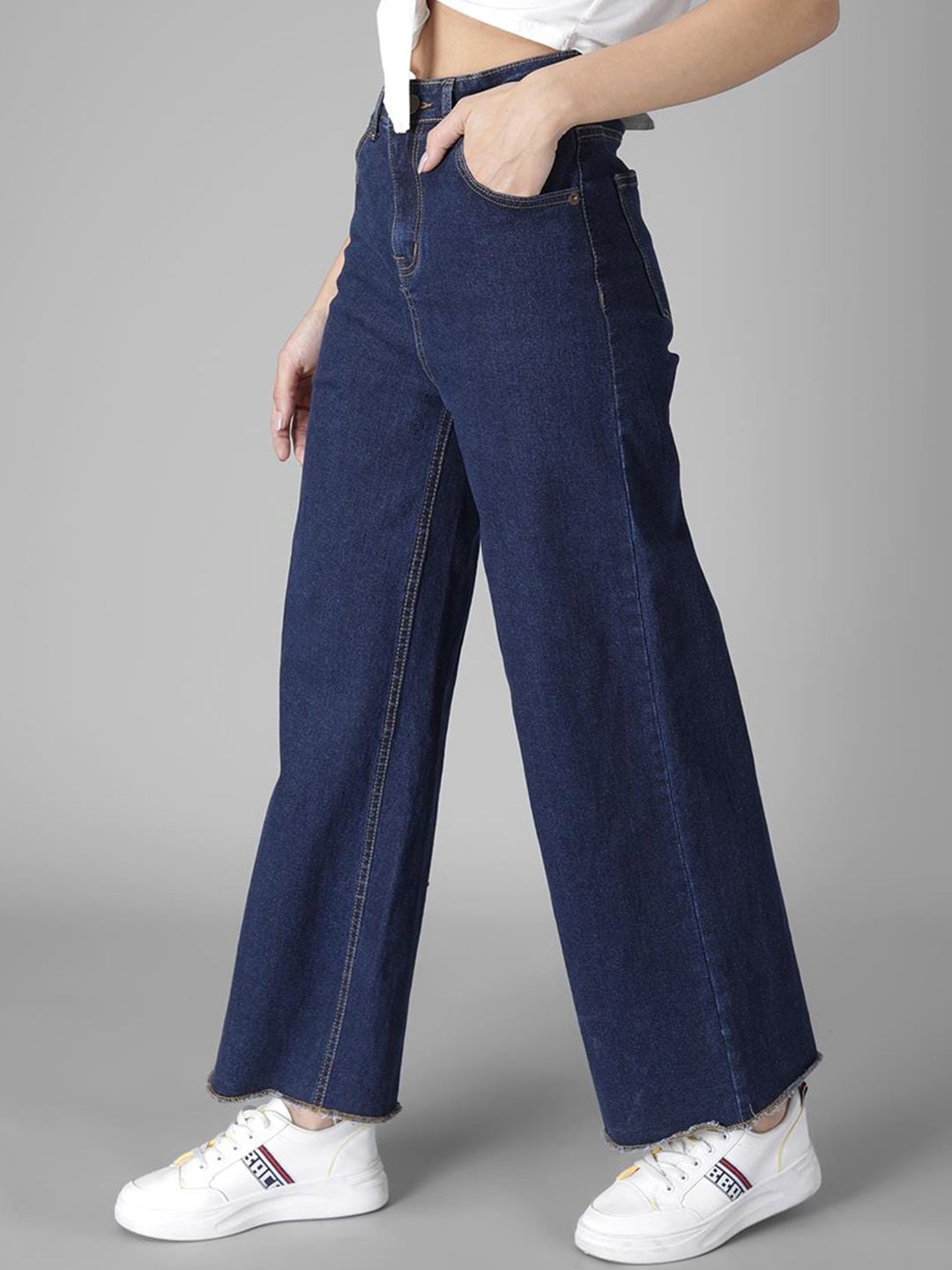 Kotty Women Pack Of 2 Jean Flared High-Rise Stretchable Jeans