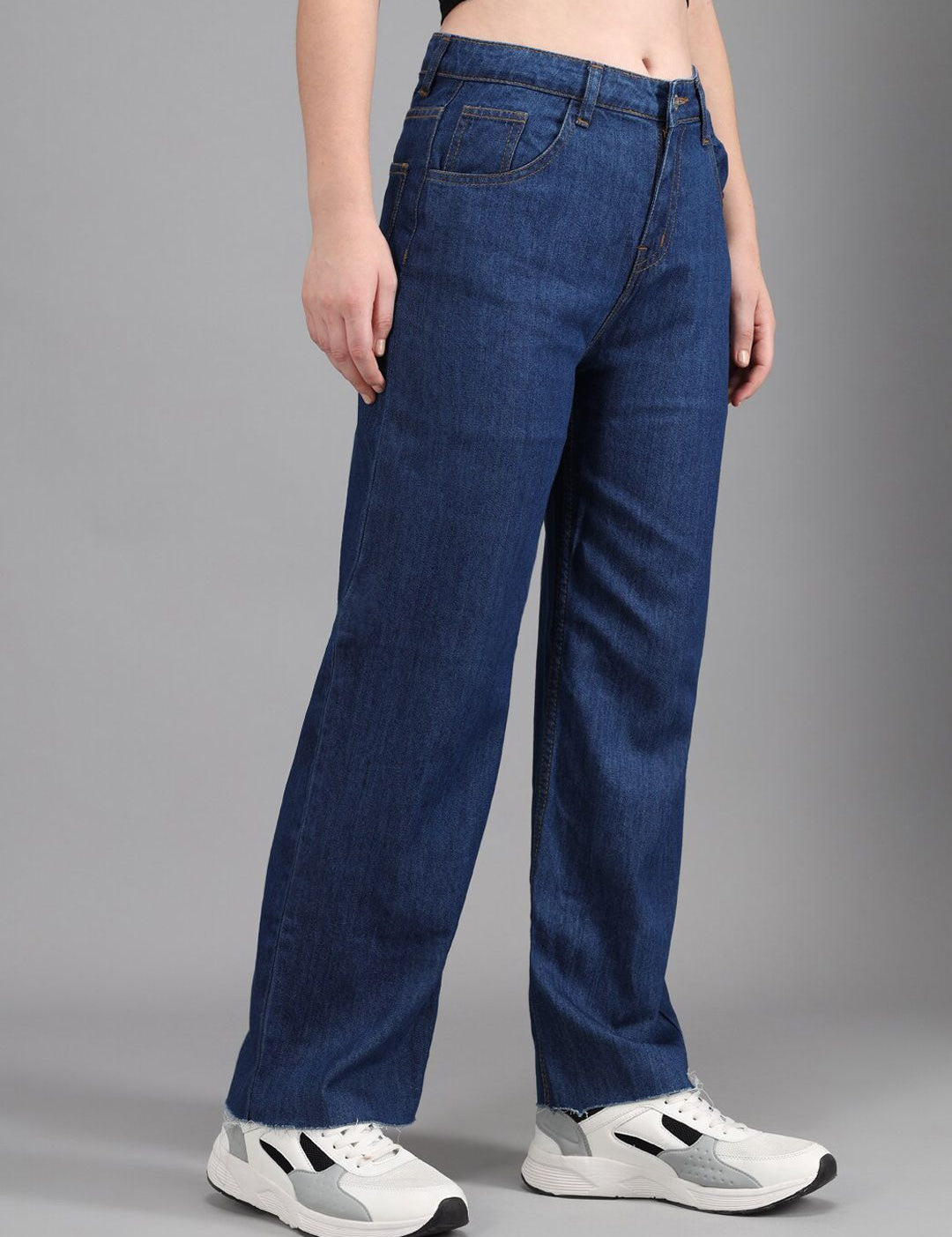 Kotty Women Blue Flared High-Rise Jeans