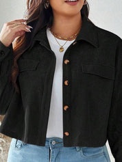 CURVE BY KOTTY Women Solid Spread Collar Regular Fit Casual Shirt