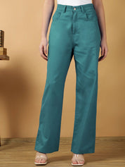 Kotty Women Relaxed Straight Leg Loose Fit Trousers