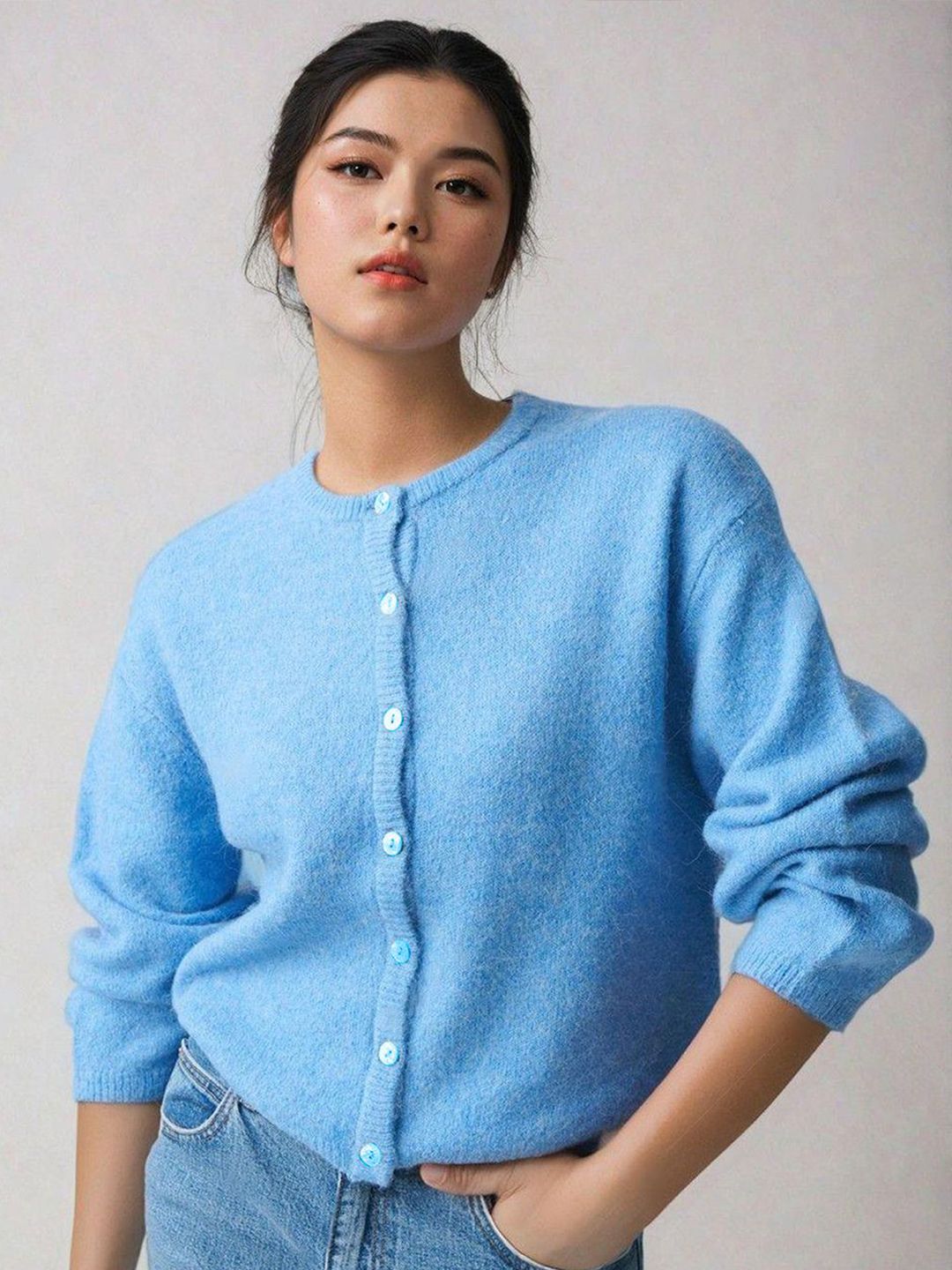 Kotty Women Cotton Solid Sweaters