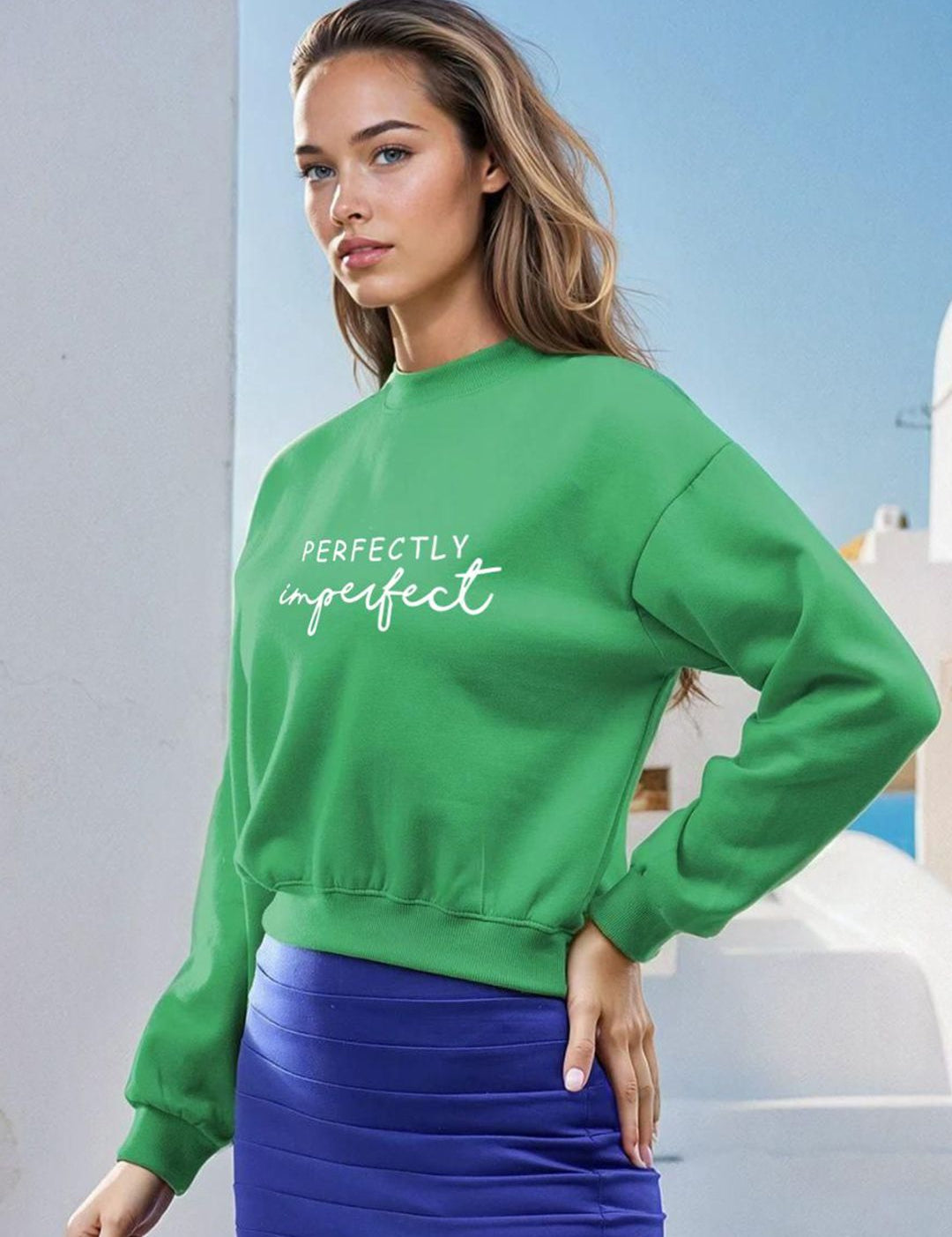 Kotty Women Typography Printed Pullover Sweatshirt