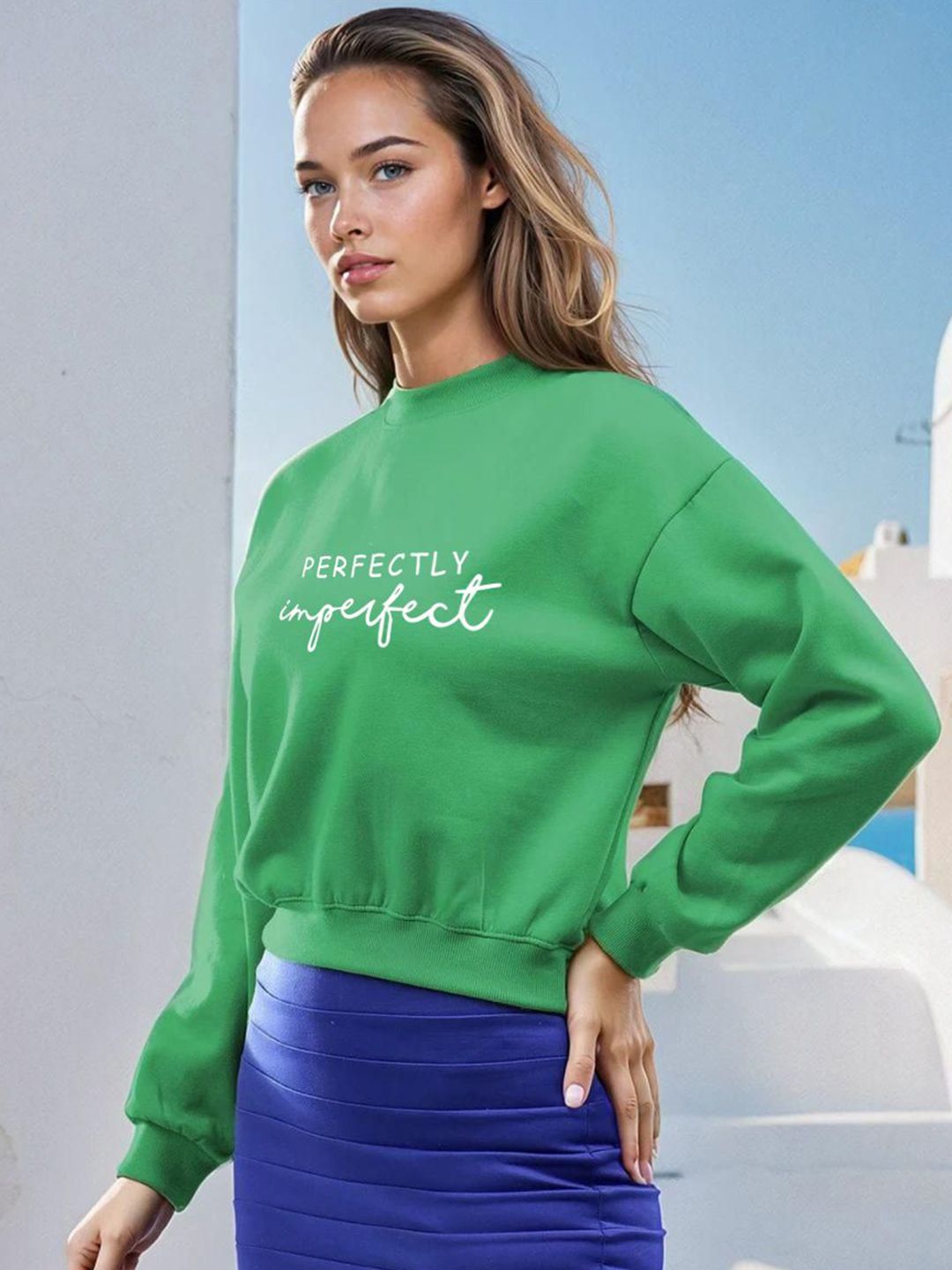 Kotty Women Typography Printed Pullover Sweatshirt