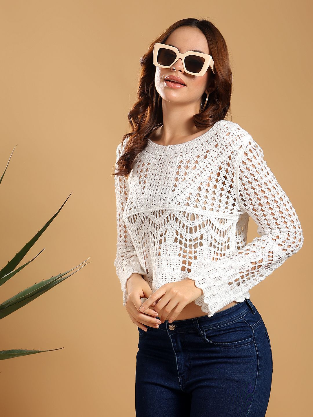Kotty Embellished Cotton Top