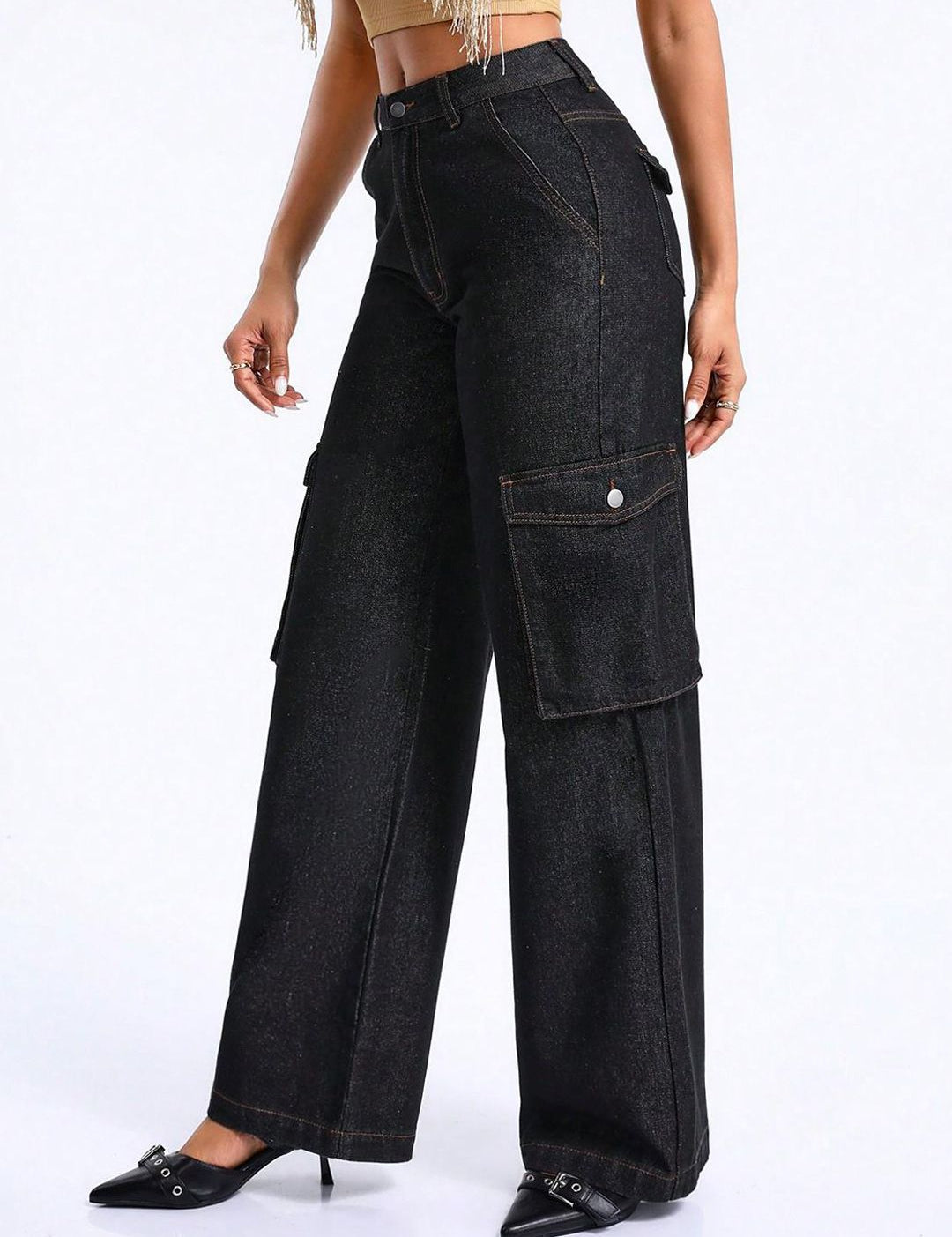 Kotty Women Jean Straight Fit High-Rise Stretchable Jeans