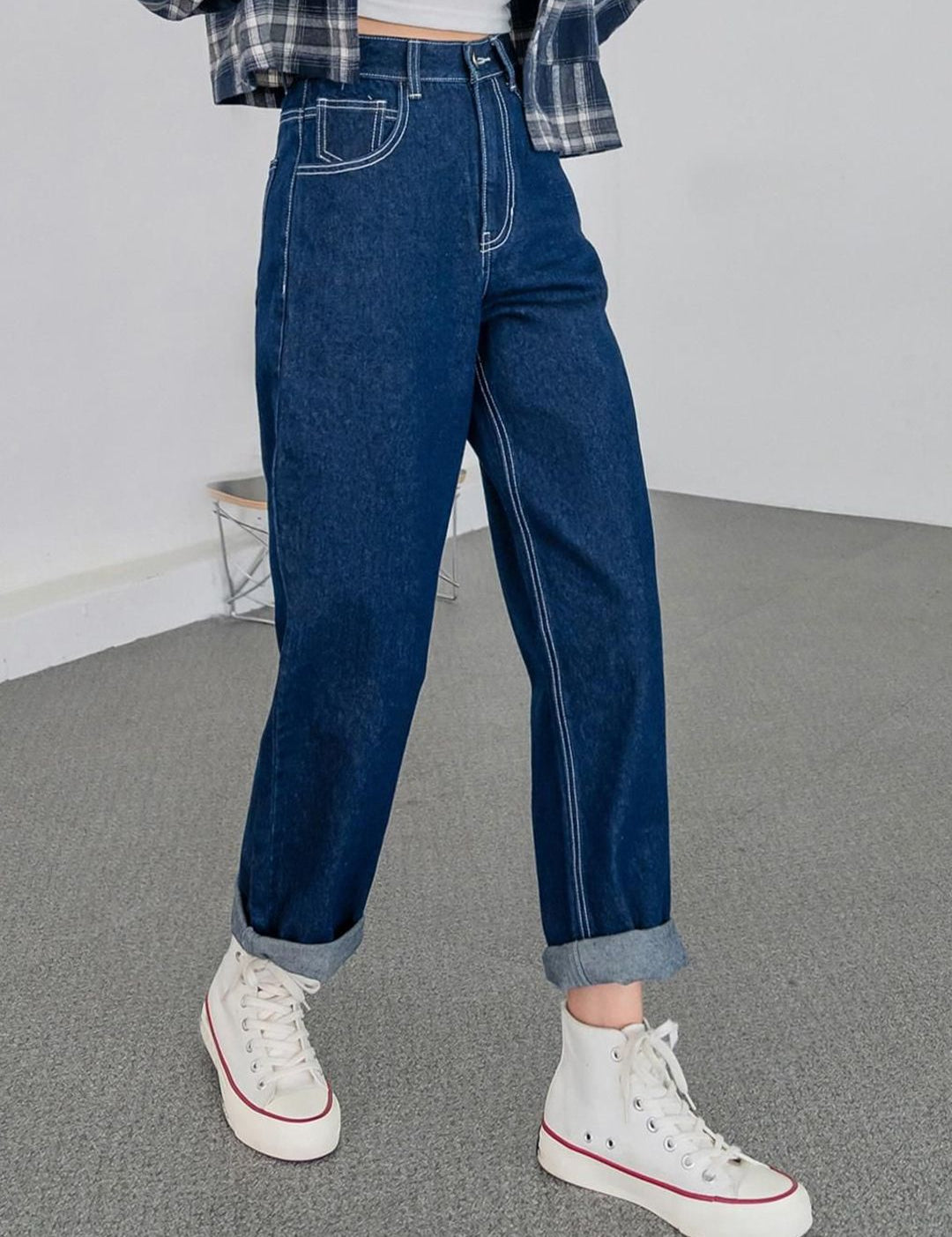 Kotty Women High-Rise Straight Fit Stretchable Jeans