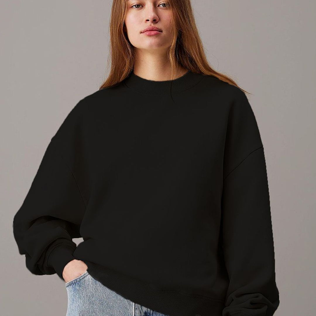 Kotty Women Round Neck Long Sleeves Sweatshirt