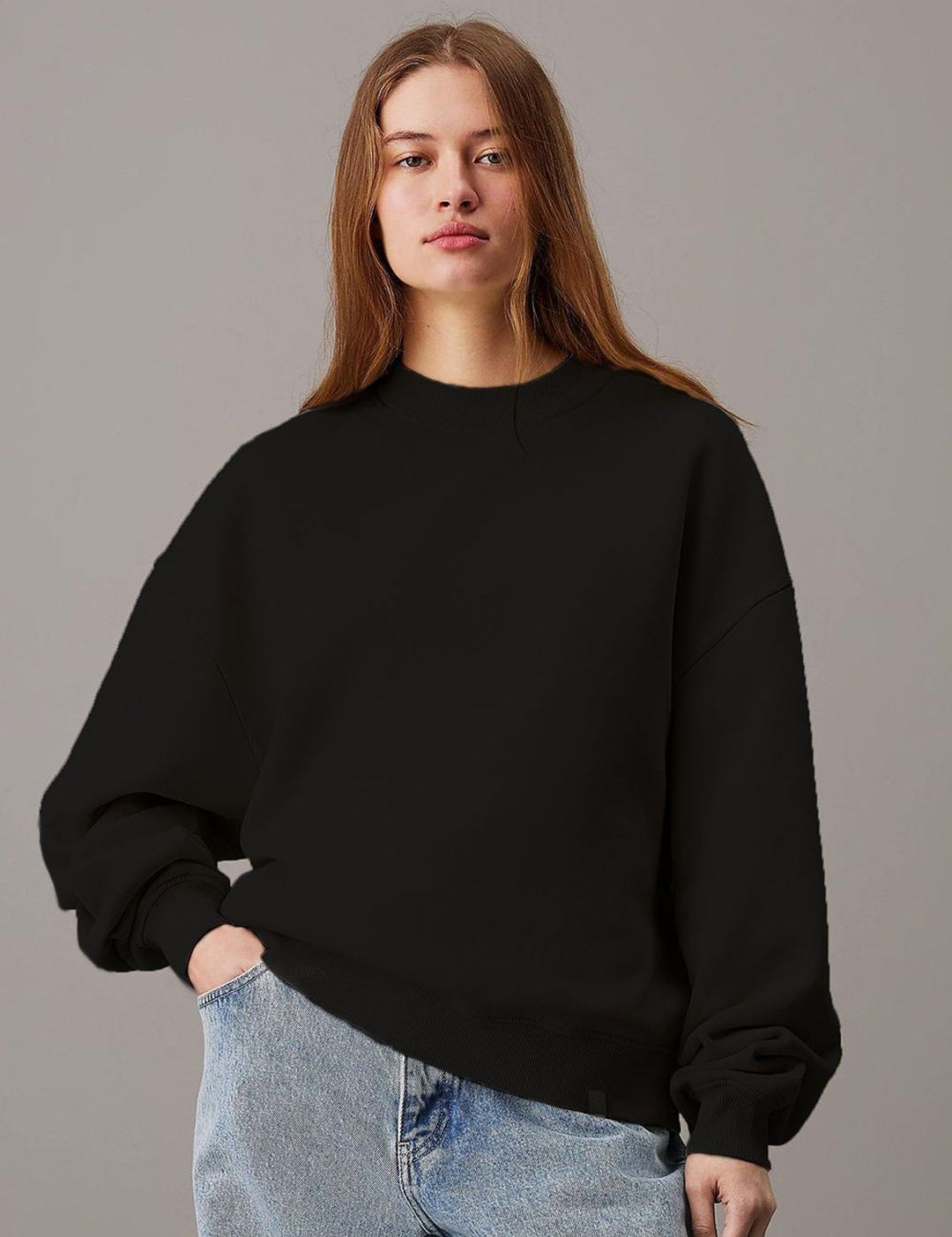 Kotty Women Round Neck Long Sleeves Sweatshirt
