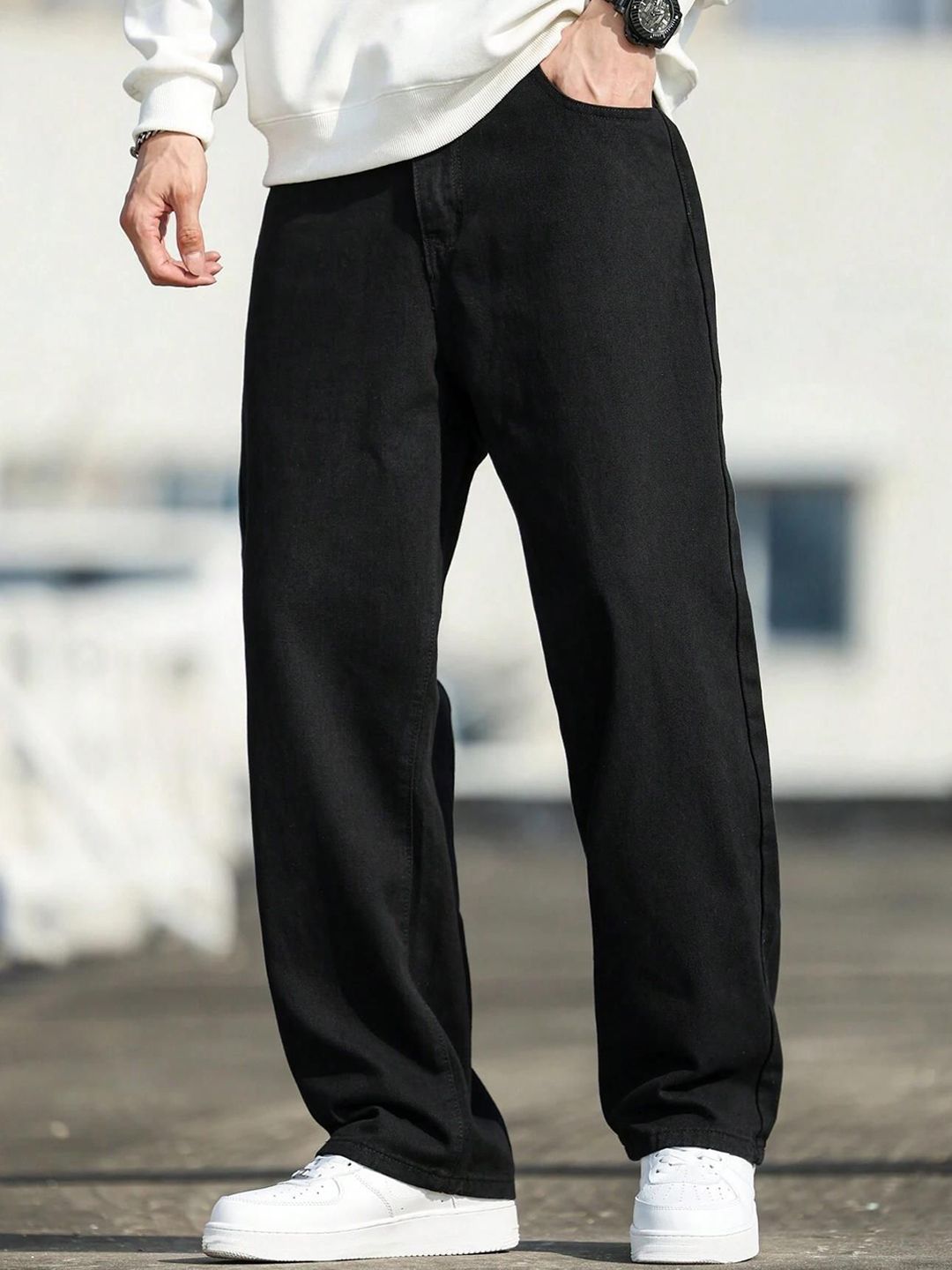 Kotty Men Regular Fit Mid-Rise Stretchable Jeans