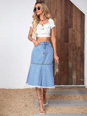 Kotty Flared Midi Skirt