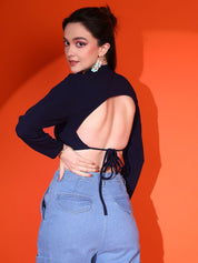 Kotty Women Solid High Neck Top