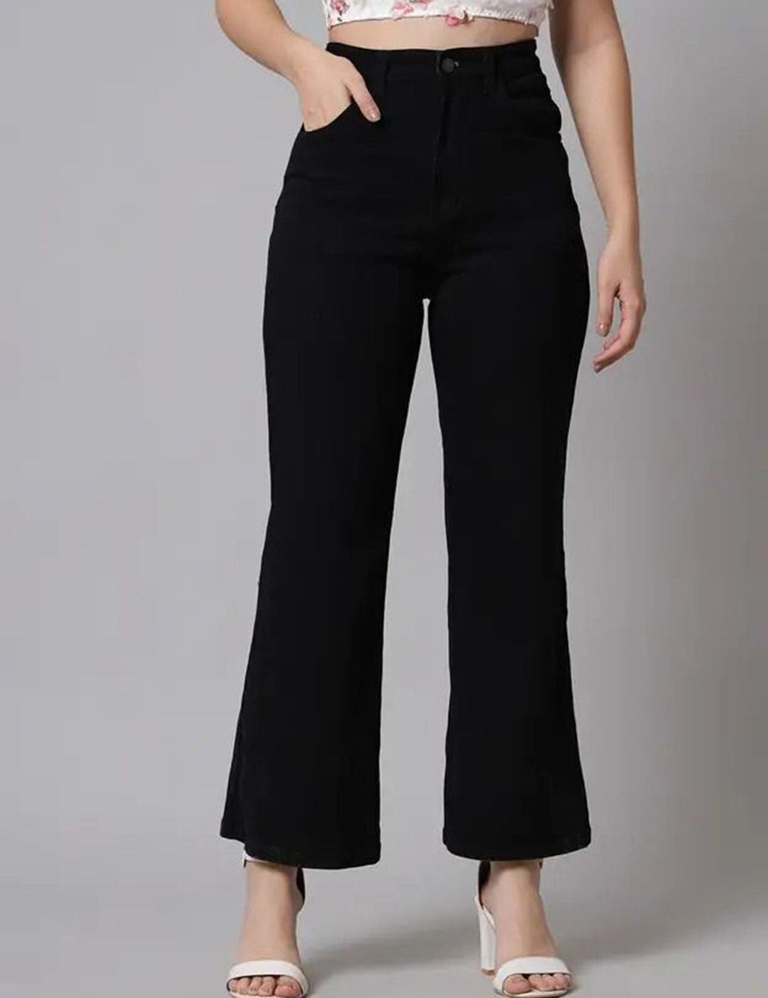 Kotty Women Flared High-Rise Stretchable Jeans