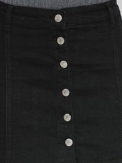 Kotty A-Line Mini Denim Skirt