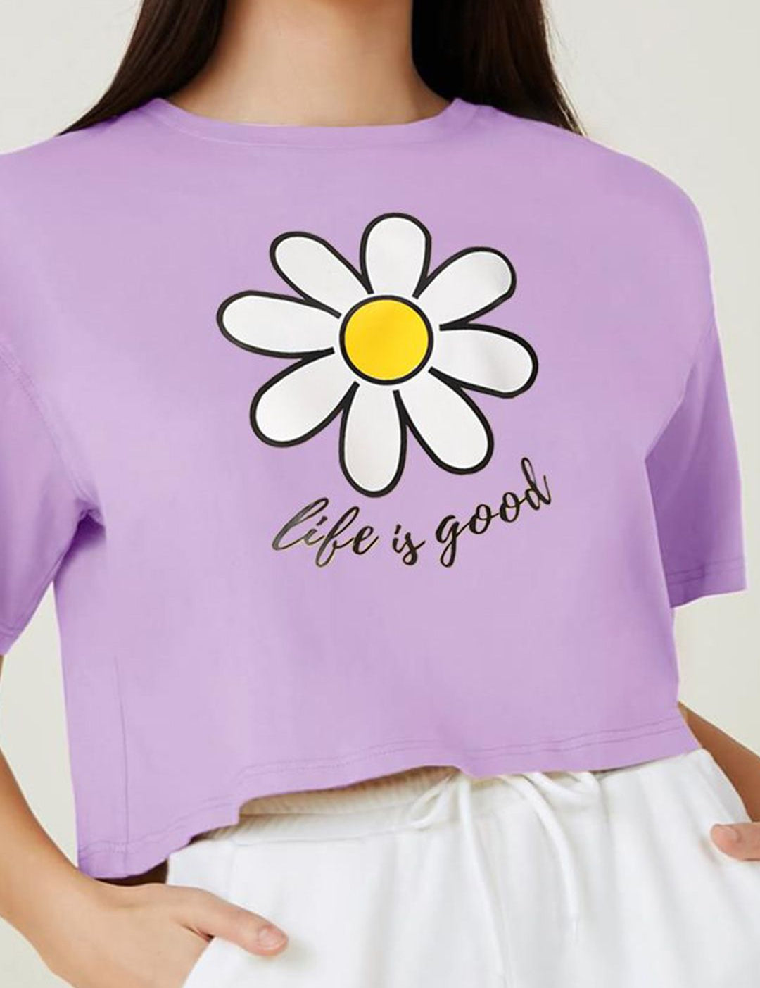 Kotty Women Graphic Printed Round Neck T-shirt