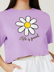 Kotty Women Graphic Printed Round Neck T-shirt