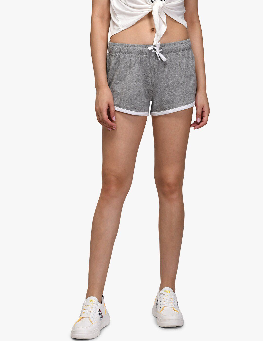 Kotty Women Pack of 2 Solid Lounge Shorts