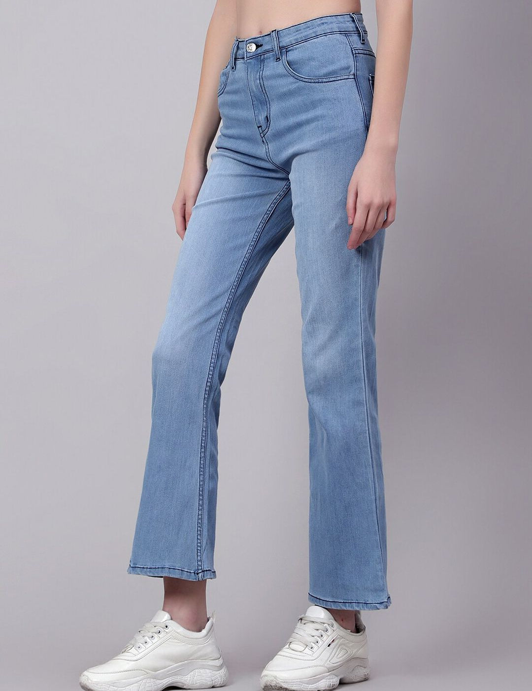 Kotty Women Jean Bootcut Light Fade Stretchable Jeans