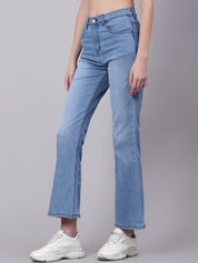 Kotty Women Jean Bootcut Light Fade Stretchable Jeans
