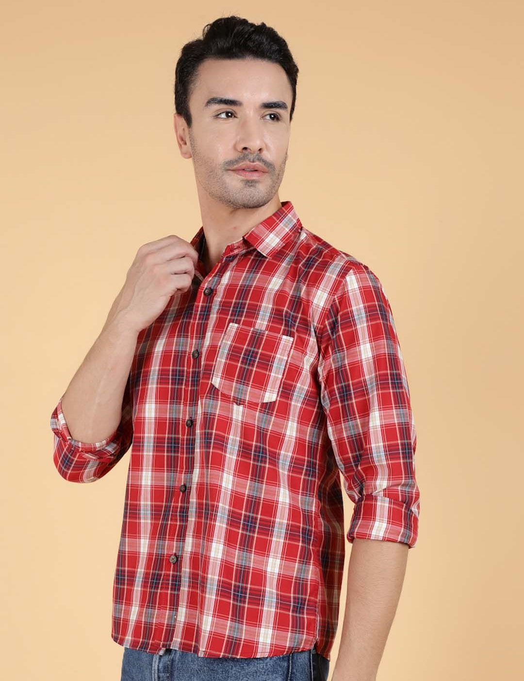 Kotty Men Relaxed Spread Collar Graphic Printed Casual Shirt