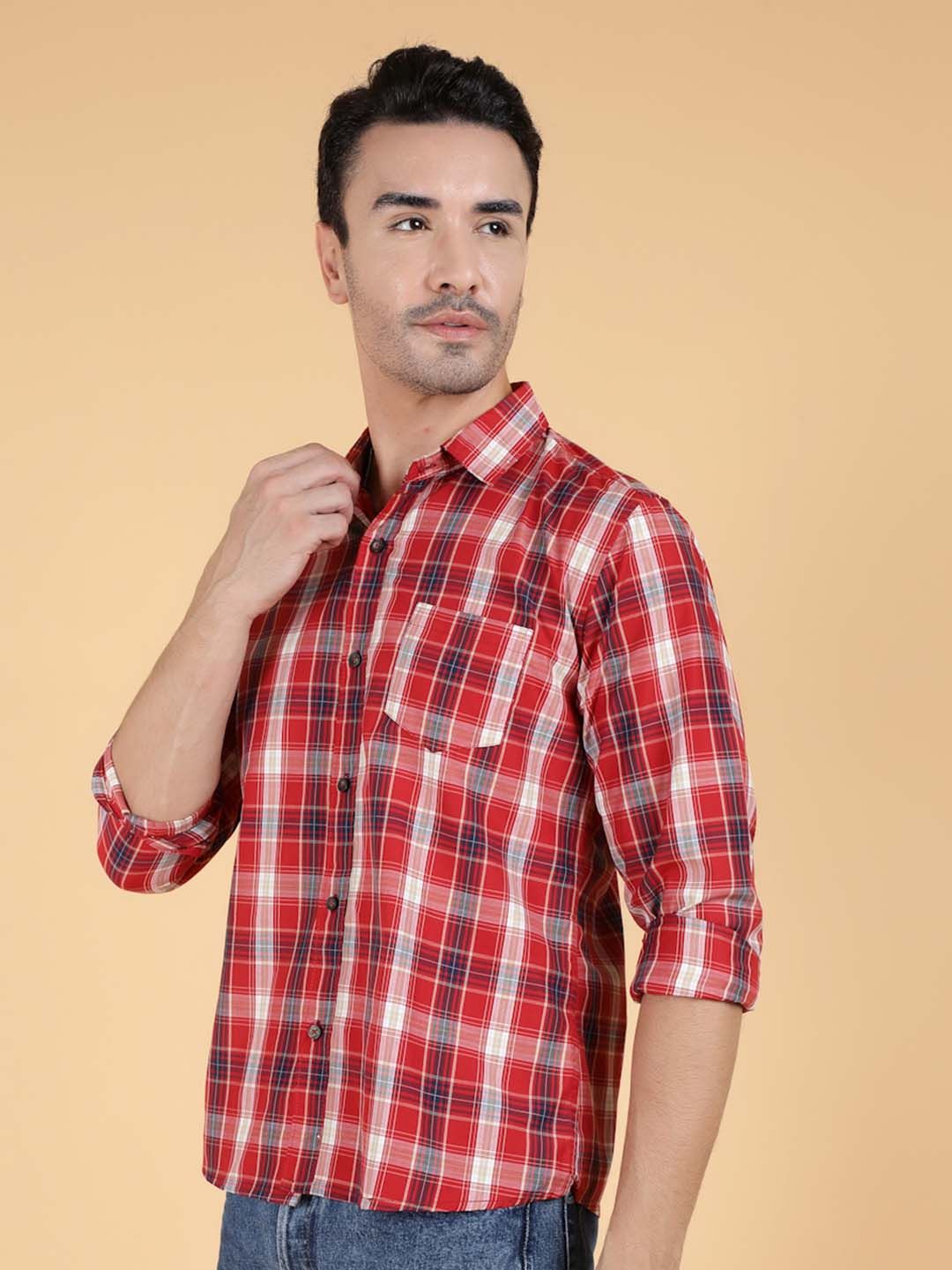 Kotty Men Relaxed Spread Collar Graphic Printed Casual Shirt